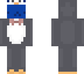 blue satan [penguin costume]