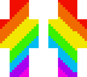 diagonal rainbow!