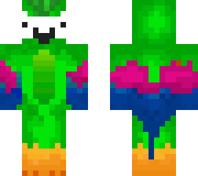 green parrot