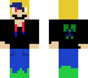 i got a five yrold to make my minecraft skin xd