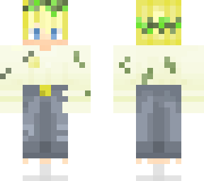 lemon person (nonbinary) yellow hair edition