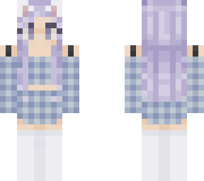 lilac catgirl