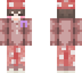 mushroom with techno support (editable) (personal skin)