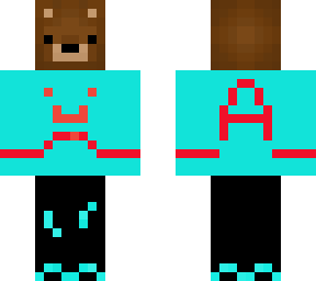my original  minecraft skin i made this ;d