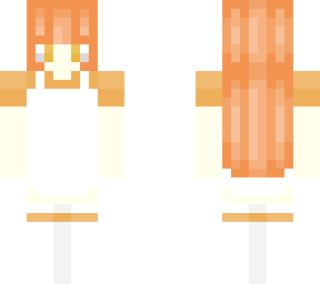 orange cooking outfit