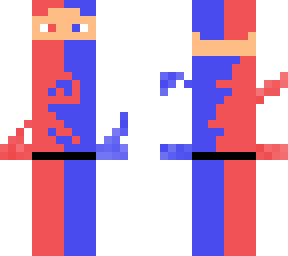 RED AND BLUE | Minecraft Skin