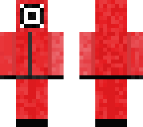 squid game circle red dress ledder