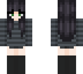 stripped sweater girl