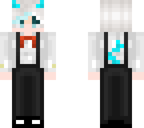white hair boy