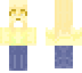 aesthetic yellow girl