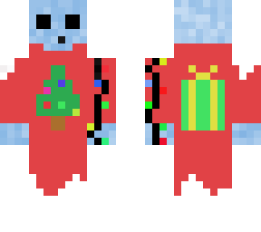 christmas blue slime