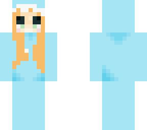 girl in blue pajamas