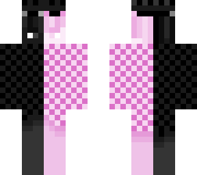 half mono half pink