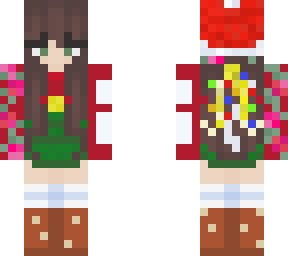 hannahxxrose christmas skin with extra details (original art)