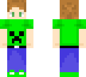 kid wearing creeper shirt