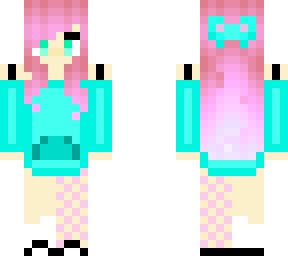 pink & blue girl