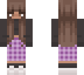 plaid sweats (purple)