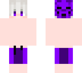 purple swimming suit boy.