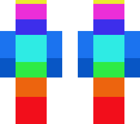 rainbow skin [no face]
