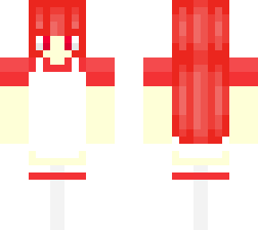 red cooking outfit