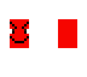 red t-shirt with a evil face base