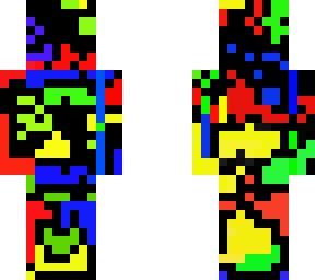 The colour man | Minecraft Skin