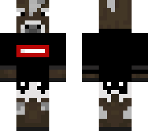 * - cow wearing supreme - *