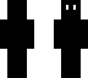 a little black blob with special effects