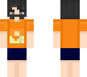 beach orange shirt boy