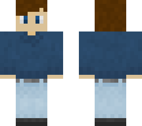 dark blue sweater