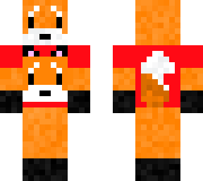 fox with red fox bruh9999 merch tee