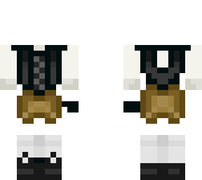 goth corset - masc version