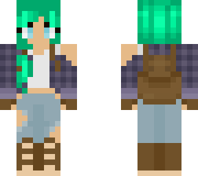 green haired adventurer