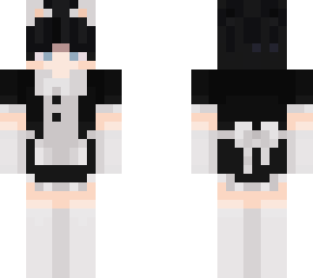 maid but with cat