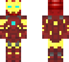 neon yellow iron man