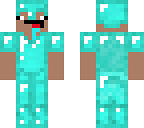 noob in diamond armor.