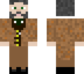 old man in brown suit