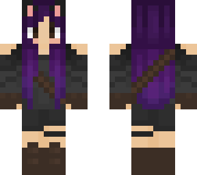 purple hair hanna hehehe