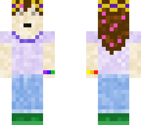 purple t-shirt, crown