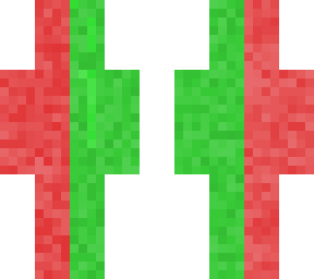 red and green