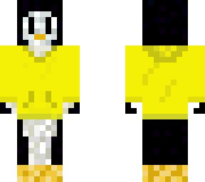 yellow hoodie penguin