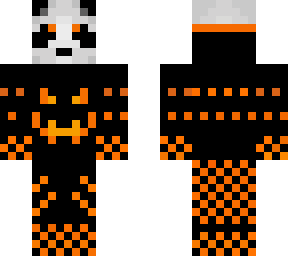 crazy halloween panda