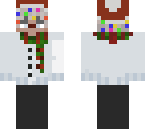 cristmas boy with hat and nose