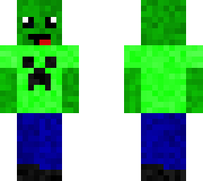 cute baby zombie wearing creeper t-shirt
