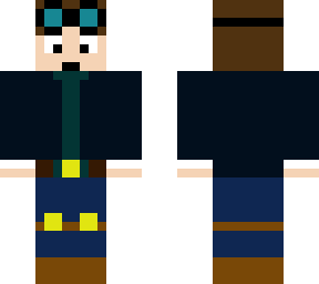 dantdm og minecraft skin brown hair thediamondminecart