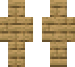 dirt and oak plank camo skin (2 in 1)
