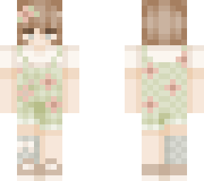 flowery overalls