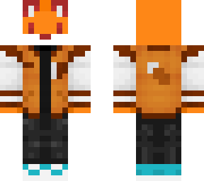 fox with varsity jacket