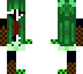 green haired cyborg