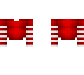 ob - red top w/ candy cane sleeves